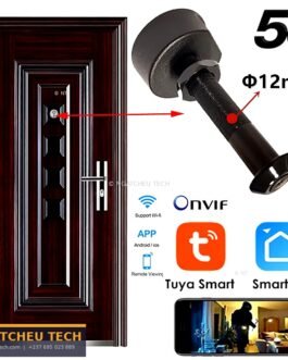 Caméra Espion Œil de Porte WiFi 5G — 1080P HD — Détection Mouvement — Tuya